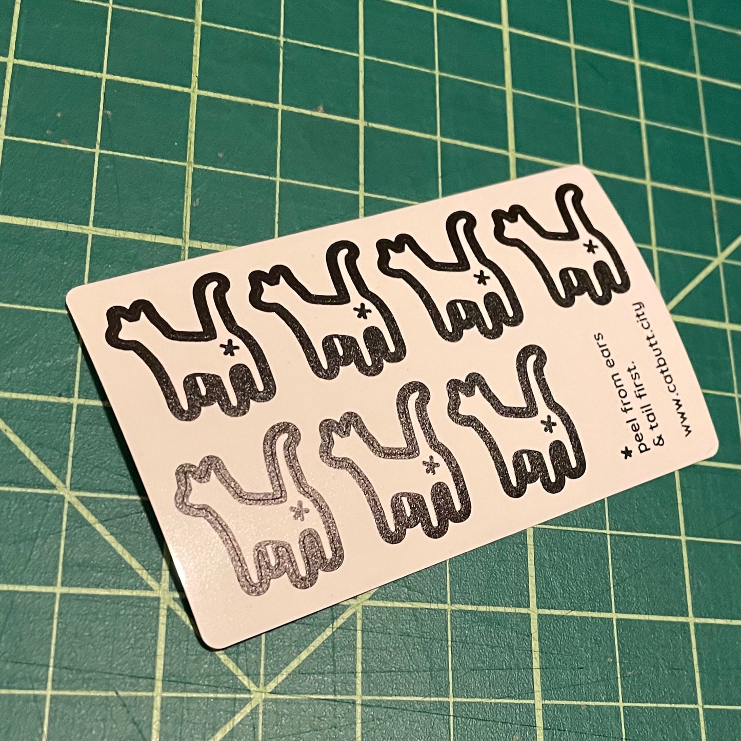 tiny catbutt sheet